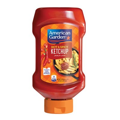 American Garden Ketchup Hot and Spicy 567 G