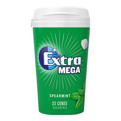Extra Gum Spearmint flavor Mega Sugar Free 23 Pieces 51.5 G