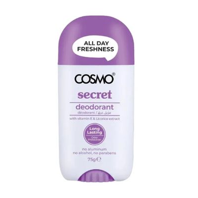 Cosmo Secret Deodorant Stick with Vitamin E & Licorice Extract - 75g
