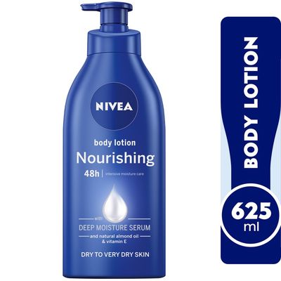 Nivea Lotion Nourishing With Almond Oil For Dry To Very Dry Skin 625 ML