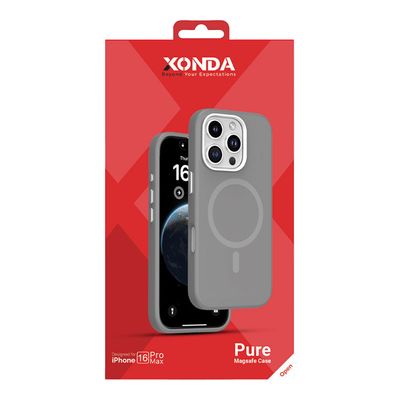 XONDA Pure Magsafe Phone Case Grey - iPhone 16 Pro Max