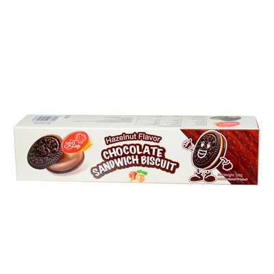 Mei Jan Chocolate Sandwich Biscuit Hazelnut Flavor - 180g
