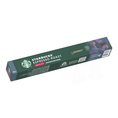 Starbucks Decaf Espresso Roast By Nespresso Dark Roast Coffee 10 Capsules 57 G