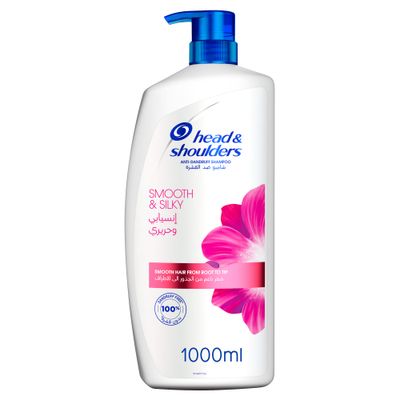Head and Shoulders Shampoo Anti Dandruff 2 In 1 Lively & Silky 1000 ML
