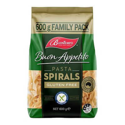 Bontempo Pasta Spirals Gluten Free 600 G