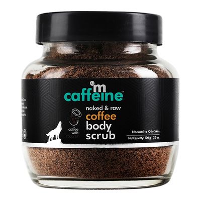  Mcaffeine Naked & Raw Coffee Body Scrub with Coconut For Normal To Oily Skin - 100g