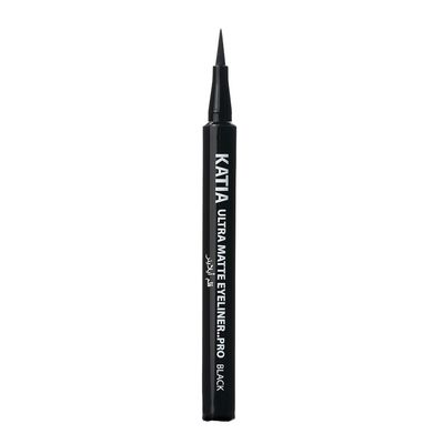 Katya Professional Waterproof Ultra Matte Eyeliner - Black