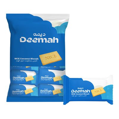 Deemah Biscuit Nice With Coconut 40 G × 12