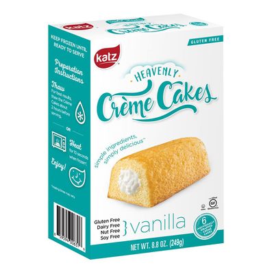 Katz Cake Vanilla Cream Gluten Free 249 G