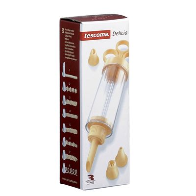 Tescoma Delicia Cake Decorating Kit With 8 Nozzles 