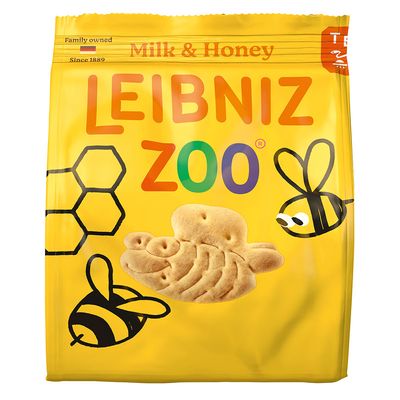 B.leibniz Biscuit Animals Milk And Honey 100 G