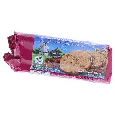 Natureland Biscuit Fruits Oat Organic 200 G