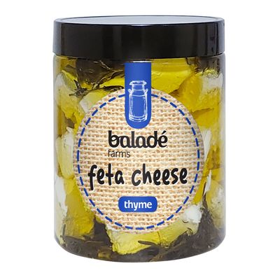 Balade Farms Fetta Cheese With Thyme In Olive Oil - 500g