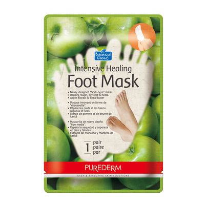 Purederm Intensive Healing Foot Mask with Apple Extract & Shea Butter - 1pcs