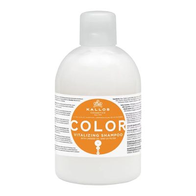 Kallos Color Shampoo Vitalizing With Linseed Oil and UV Filter - 1000ml