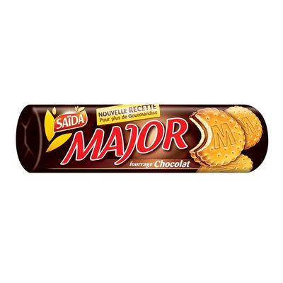 Saida Major Sandwich Biscuits Chocolate 175 G