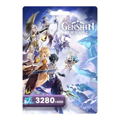 جينشين إمباكت 3280 + 600 كريستال