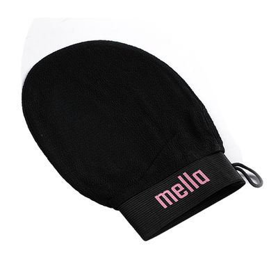 Mella Original Korean Exfoliating Glove for Dead Skin Removal - Black