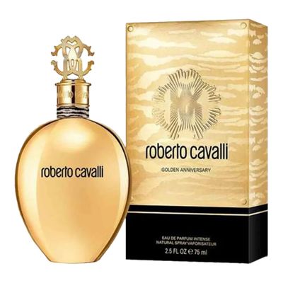 روبرتو كفالي عطر اومو جولدن انيفيرساري أو دو برفيوم انتنس للنساء - 75 مل