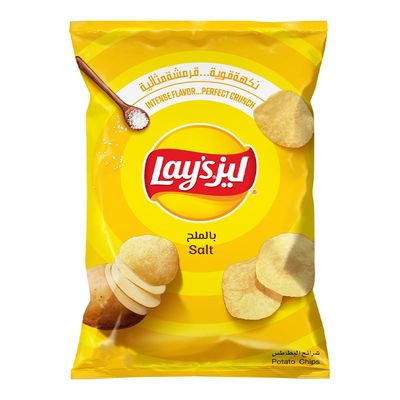 ليز شرائح بطاطس بنكهة الملح - 60 جرام