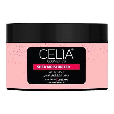 Celia Shea Moisturizer With Aker Fassi Rich In Vitamin C & E For Body & Hand - 300g