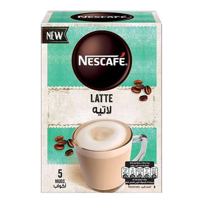 Nescafe Coffee Sachets Latte 19 G × 5