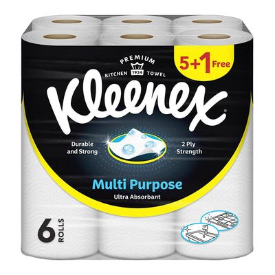 Kleenex Tissue Roll Viva Ultra Absorbent 6 Rolls