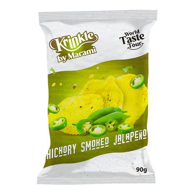 Marami Krinkle Chips Hickory Smoked Jalapeno Flavor 90 G