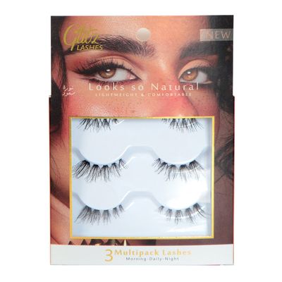 Glitz Natural Lashes Set