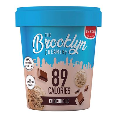 The Brooklyn Creamery Ice Cream 89 Calories Chocoholic Flavour Imported 125 ML
