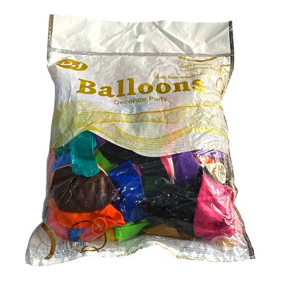 Colorful Balloons 100 Pieces