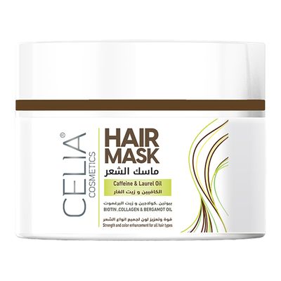 Celia Hair Mask With Caffeine & Laurel Oil - 500g