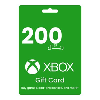 اكس بوكس لايف 200 ريال المتجر السعودي