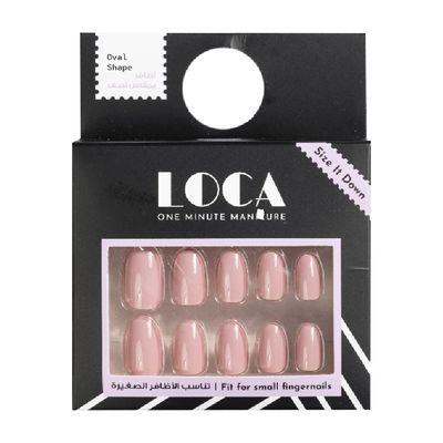Loca Nails for Small Finger Nails - Oval No.1 - Pink