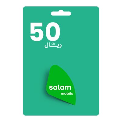 Salam Mobile Recharge Card 50 SAR