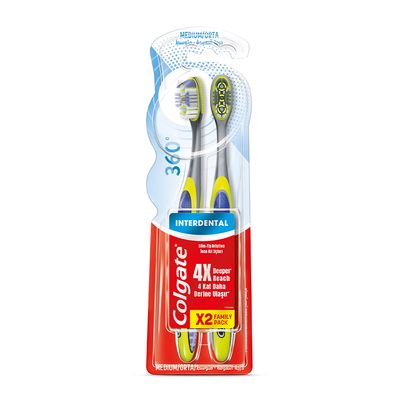 Colgate Toothbrush Interdental Medium 2 Pieces