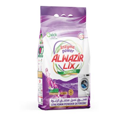 Alwazir Lix Automatic Low Foam Powder Detergent Lavander Scent - 5kg