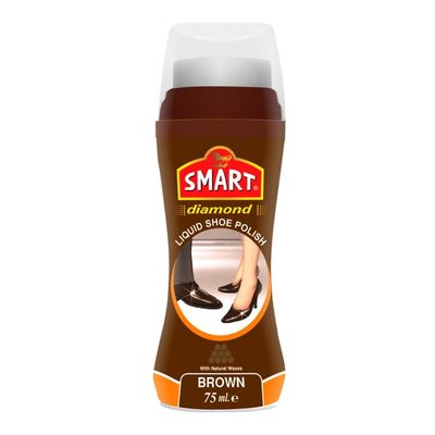 Smart Shoe Polish Diamond Brown 75 ML