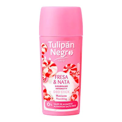 Tulipán Negro Deo Stick Fresa And Nata Scent Aluminum Salts Free - 60ml