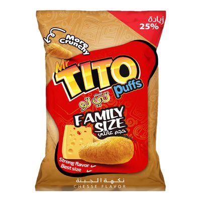 Mr.Tito Corn Puffs Cheese Flavor 70 G