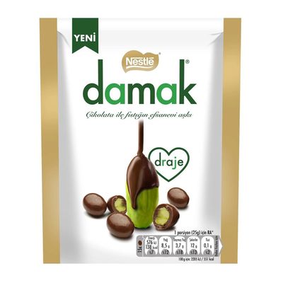 Nestlé Damak Chocolate Coated Pistachio (Imported) - 50g