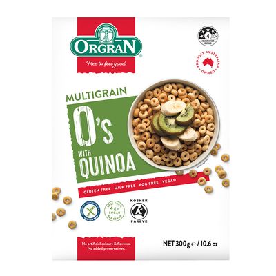 Orgran Breakfast Cereals Multigrain With Quinoa Gluten Free 300 G
