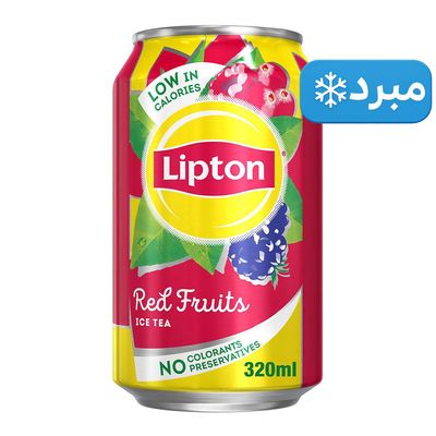 ليبتون شاي مثلج بطعم الفواكه الحمراء 320 مل
