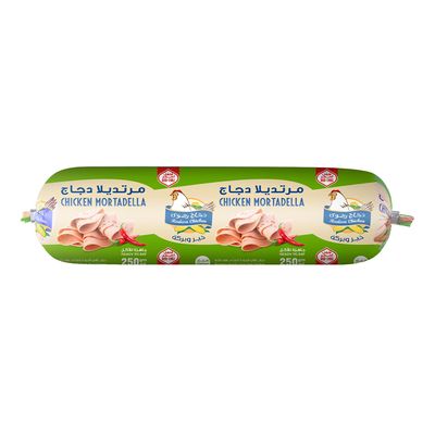 Radwa Fresh Chicken Mortadella Red Pepper 250 G