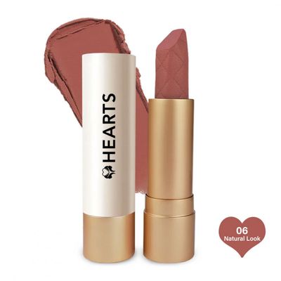 Hearts Cream Lipstick 06 Natural Look - 3.8g