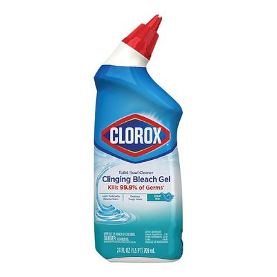 Clorox Toilet Cleaner Clinging Bleach Gel Cool Wave Scent 709 ML