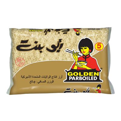 ابو بنت أرز طويل الحبة اصفر مقلي جزئيا 5 كج