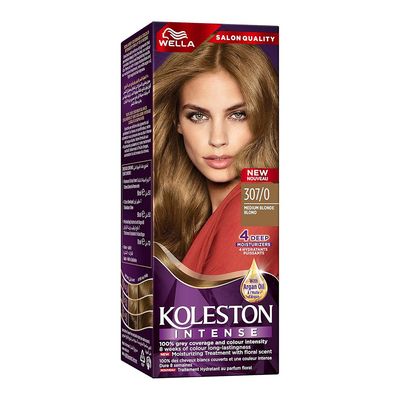 Koleston Hair Color Creme Medium Blonde 307/0 50 ML
