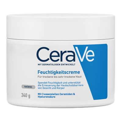 Cerave Moisturizing Cream For Dry Skin With Hyaluronic Acid White - 340g