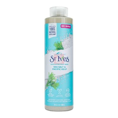 St Ives Body Wash Exfoliating With Sea Salt And Pacific Kelp 650 ML